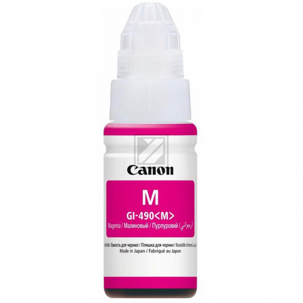 Canon Tintennachfüllfläschchen magenta SC (0665C001, GI-490M)