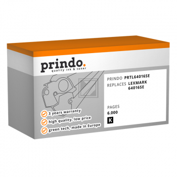 Prindo Toner-Kartusche bk (PRTL64016SE) ersetzt 64016SE