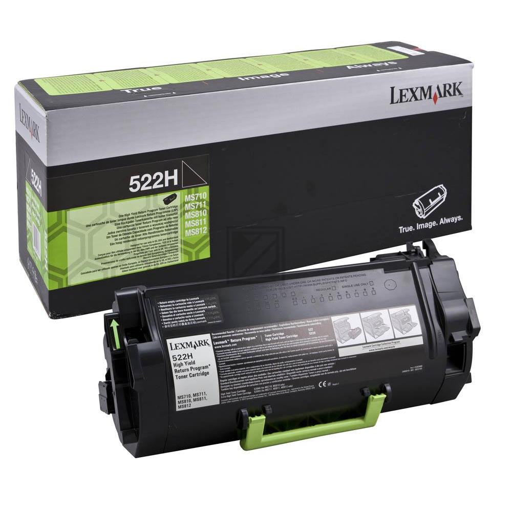 Lexmark Toner-Kit Return schwarz HC (52D2H00, 522H) Lexmark Toner-Kit Return schwarz HC (52D2H00, 522H)