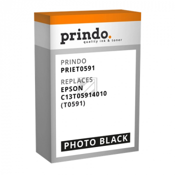 Prindo Tintenpatrone photo bk (PRIET0591) ersetzt T0591