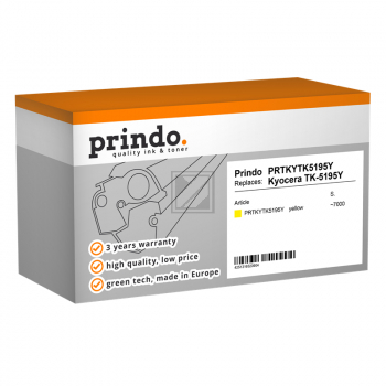 Prindo Toner-Kit y (PRTKYTK5195Y) ersetzt TK-5195Y