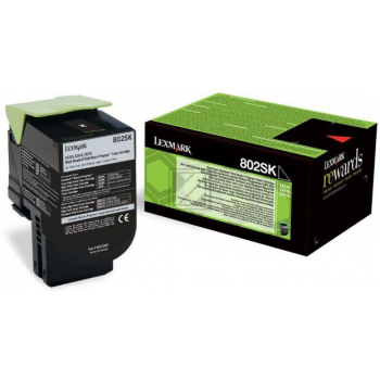 Lexmark Toner-Kit Return schwarz HC (80C2SK0, 802SK) Lexmark Toner-Kit Return schwarz HC (80C2SK0, 802SK)