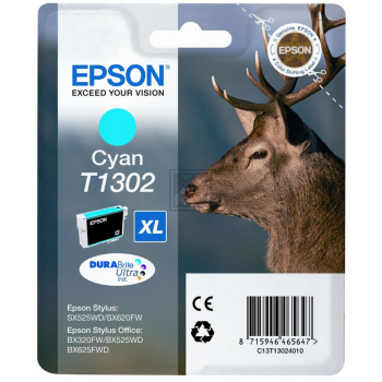 Epson Tintenpatrone cyan HC (C13T13024010, T1302)