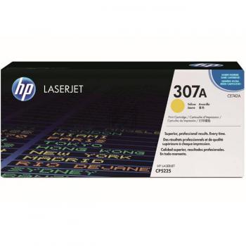 HP Toner-Kartusche gelb (CE742A, 307A) HP Toner-Kartusche gelb (CE742A, 307A)