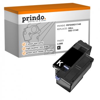 Prindo Toner-Kartusche schwarz HC (PRTD59311140) ersetzt YJDVK