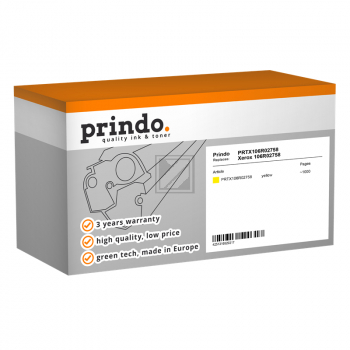 Prindo Toner-Kit y (PRTX106R02758) ersetzt 106R02758