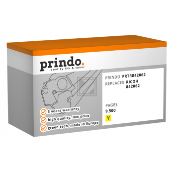 Prindo Toner-Kartusche y (PRTR842062) ersetzt TYP-MPC2551HE