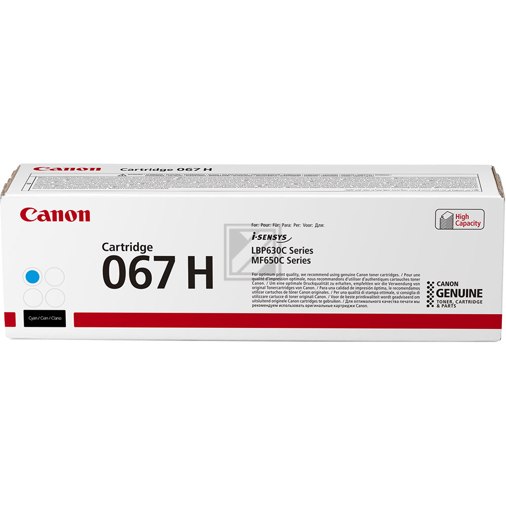 Canon Toner-Kartusche cyan HC (5105C002, 067HC) Canon Toner-Kartusche cyan HC (5105C002, 067HC)