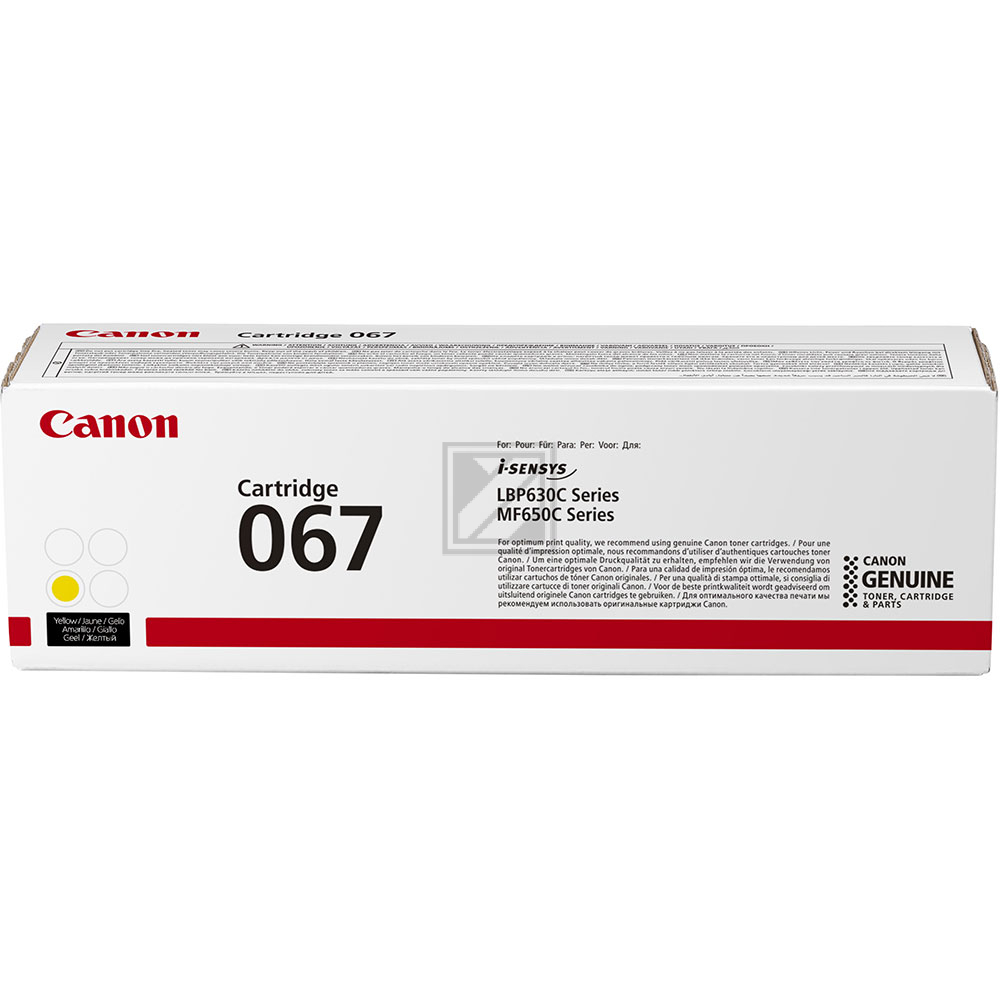 Canon Toner-Kartusche gelb SC (5099C002, 067Y) Canon Toner-Kartusche gelb SC (5099C002, 067Y)