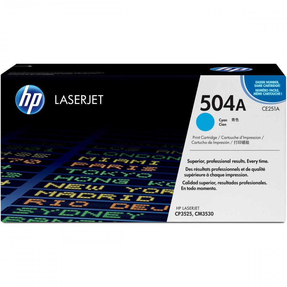 HP Toner-Kartusche cyan (CE251A, 504A) HP Toner-Kartusche cyan (CE251A, 504A)