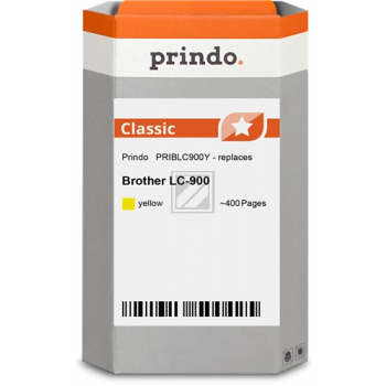 Prindo Tintenpatrone (Classic) gelb (PRIBLC900Y) ersetzt LC-900Y