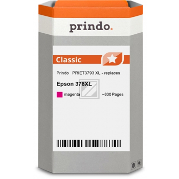 Prindo Tintenpatrone m HC (PRIET3793) ersetzt 378XL