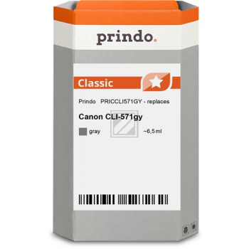 Prindo Tintenpatrone  grau (PRICCLI571GY) ersetzt CLI-571GY