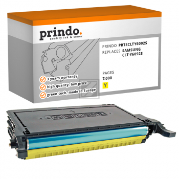 Prindo Toner-Kartusche gelb (PRTSCLTY6092S) ersetzt Y6092
