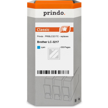 Prindo Tintenpatrone  c (PRIBLC3217C) ersetzt LC-3217C