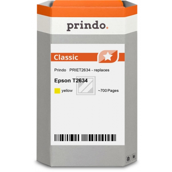 Prindo Tintenpatrone  y HC (PRIET2634) ersetzt T2634