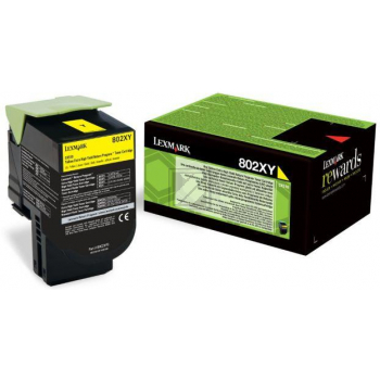 Lexmark Toner-Kit Return gelb HC plus + (80C2XY0, 802XY) Lexmark Toner-Kit Return gelb HC plus + (80C2XY0, 802XY)