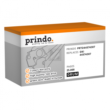 Prindo Trommeleinheit bk (PRTO44574307) ersetzt 44574307