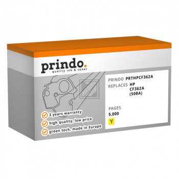 Prindo Toner-Kartusche y (PRTHPCF362A) ersetzt 508A