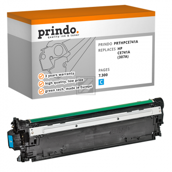 Prindo Toner-Kartusche cyan (PRTHPCE741A) ersetzt 307A Prindo Toner-Kartusche cyan (PRTHPCE741A) ersetzt 307A