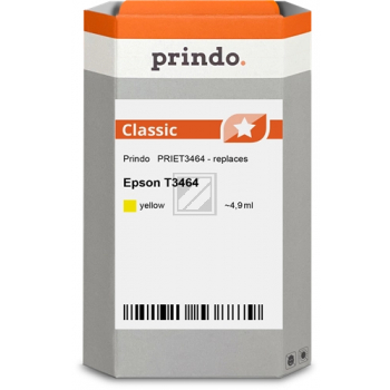 Prindo Tintenpatrone  y (PRIET3464) ersetzt T3464