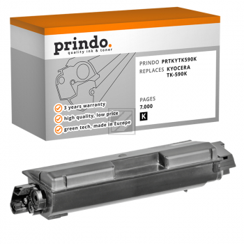 Prindo Toner-Kit bk (PRTKYTK590K) ersetzt TK-590K