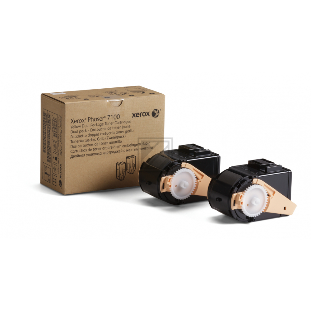 Xerox Toner-Kit 2 x gelb (106R02604) Xerox Toner-Kit 2 x gelb (106R02604)