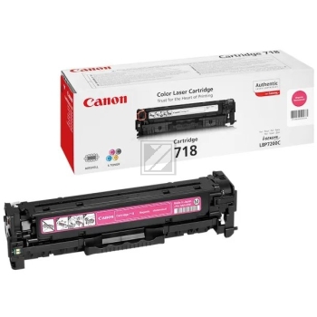 Canon Toner-Kartusche magenta (2660B002, CL-718M) Canon Toner-Kartusche magenta (2660B002, CL-718M)