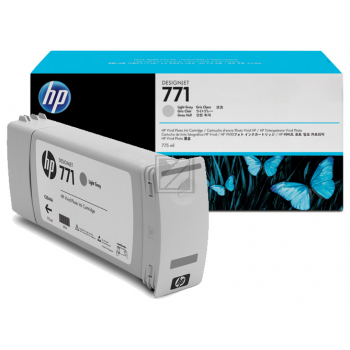 HP Tintenpatrone hellgrau (B6Y14A, 771)