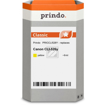 Prindo Tintenpatrone  y (PRICCLI526Y) ersetzt CLI-526Y