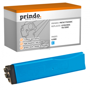 Prindo Toner-Kit c (PRTKYTK550C) ersetzt TK-550C