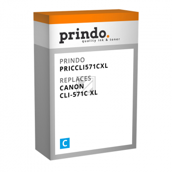 Prindo Tintenpatrone c HC (PRICCLI571CXL) ersetzt CLI-571XLC