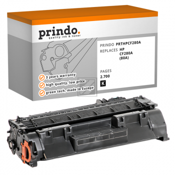 Prindo Toner-Kartusche schwarz (PRTHPCF280A) ersetzt 80A Prindo Toner-Kartusche schwarz (PRTHPCF280A) ersetzt 80A