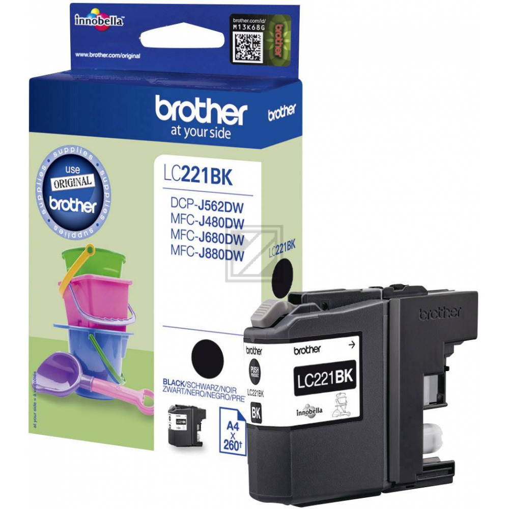 Brother Tintenpatrone bk (LC-221BK)