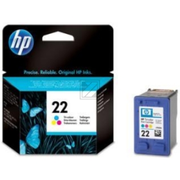 HP Tintendruckkopf cyan/magenta/gelb (C9352AE, 22)