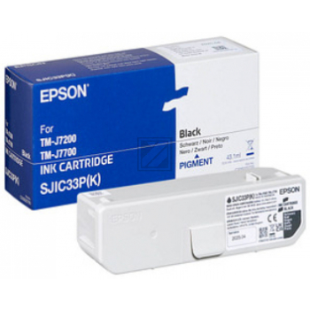 Epson Tintenpatrone schwarz (C33S020700, SJIC33P(K))