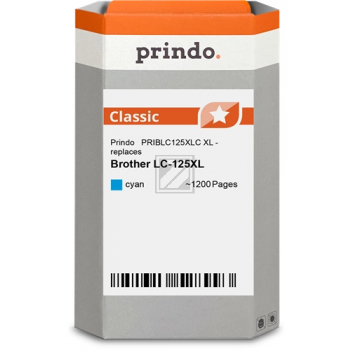 Prindo Tintenpatrone  c HC (PRIBLC125XLC) ersetzt LC-125XLC