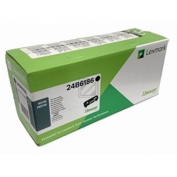 Lexmark Toner-Kit Return schwarz (24B6186) Lexmark Toner-Kit Return schwarz (24B6186)