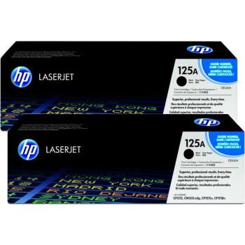 HP Toner-Kartusche 2 x bk (CB540AD, 125AD)