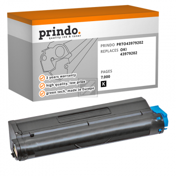 Prindo Toner-Kit bk HC (PRTO43979202) ersetzt 43979202