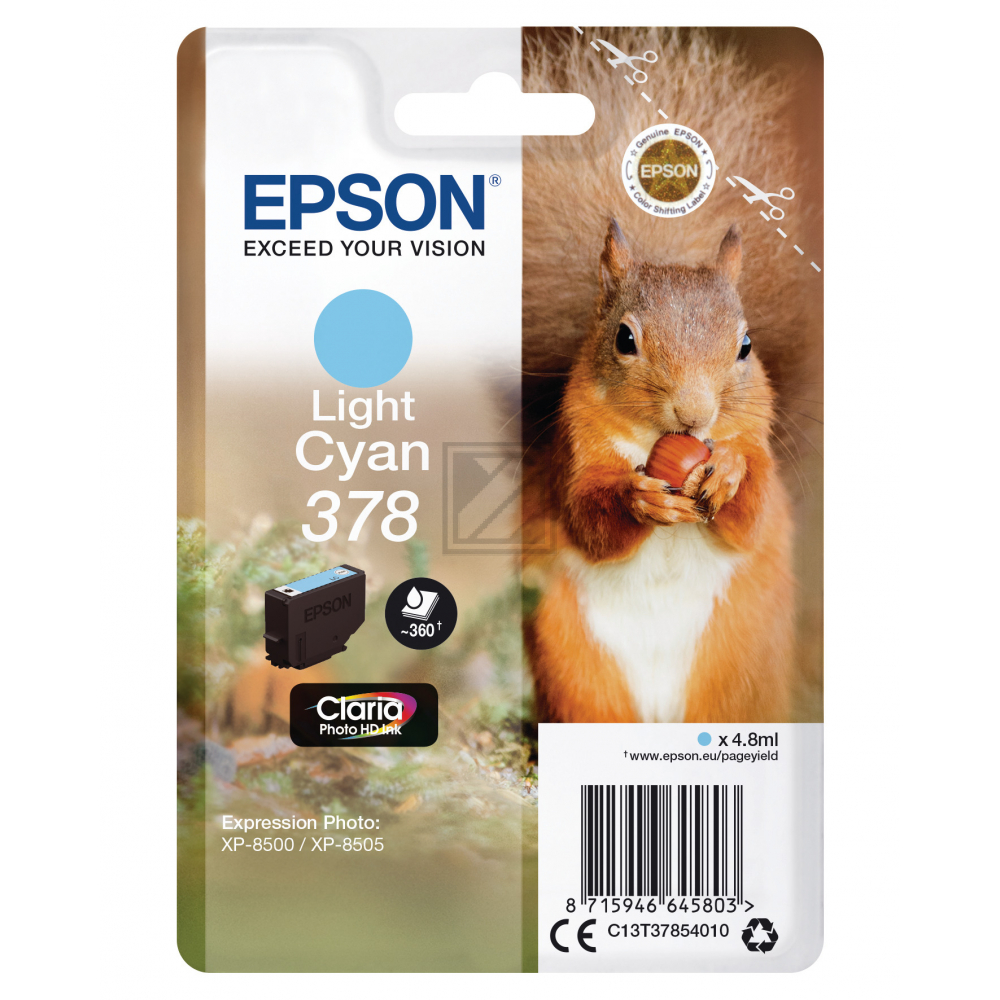 Epson Tintenpatrone c light (C13T37854010, 378)