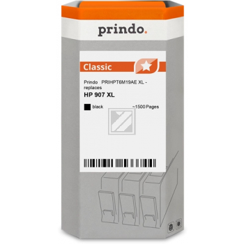 Prindo Tintenpatrone  bk HC plus (PRIHPT6M19AE) ersetzt 907XL