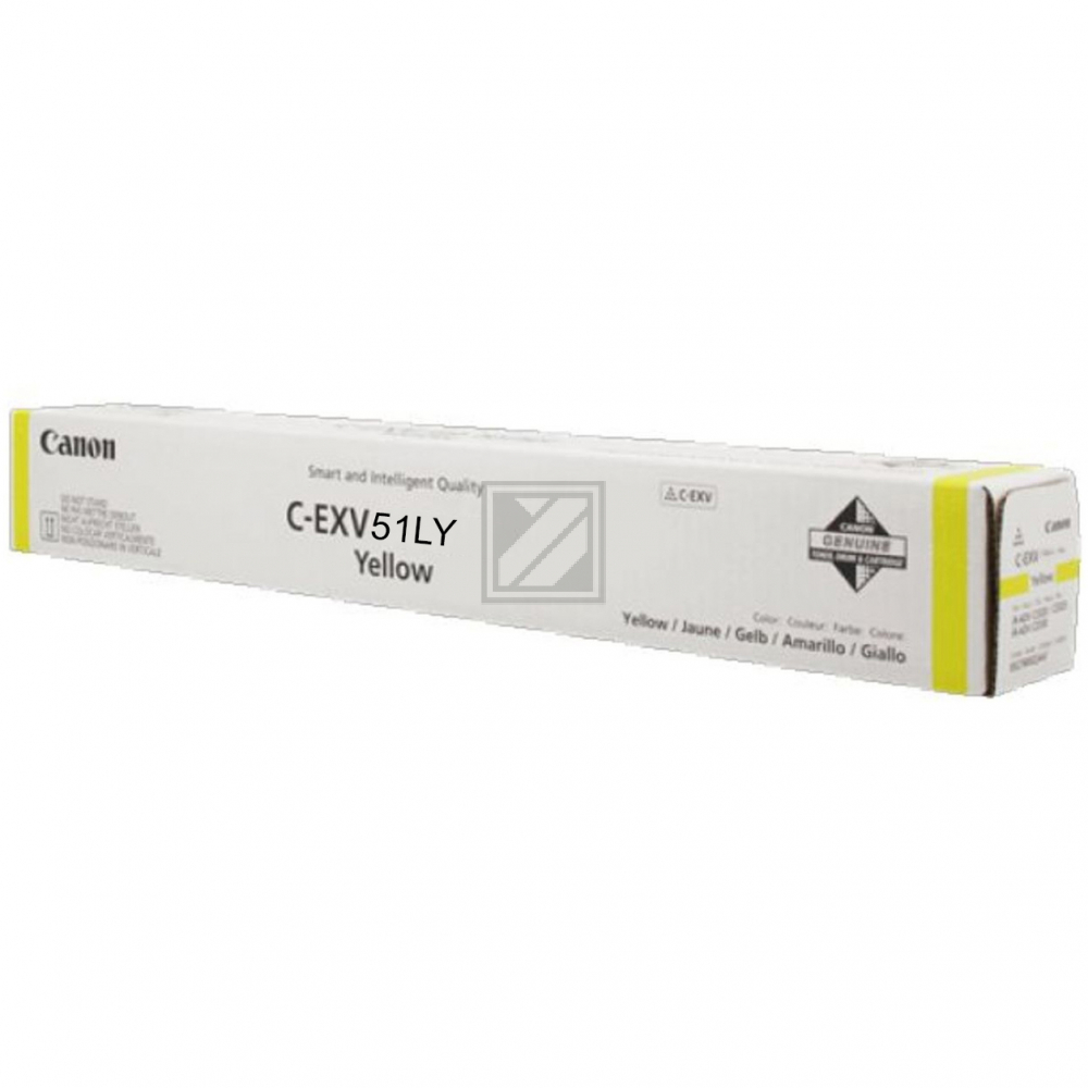 Canon Toner-Kit gelb (0487C002, C-EXV51LY)