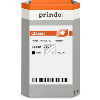 Prindo Tintenpatrone  bk light (PRIET7607) ersetzt T7607