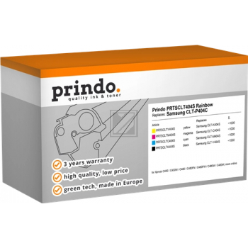 Prindo Toner-Kit y, m, bk, c (PRTSCLT404S Rainbow) ersetzt K404S, C404S, M404S, Y404S