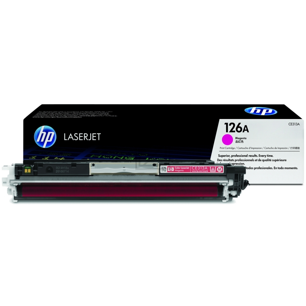 HP Toner-Kartusche magenta (CE313A, 126A) HP Toner-Kartusche magenta (CE313A, 126A)