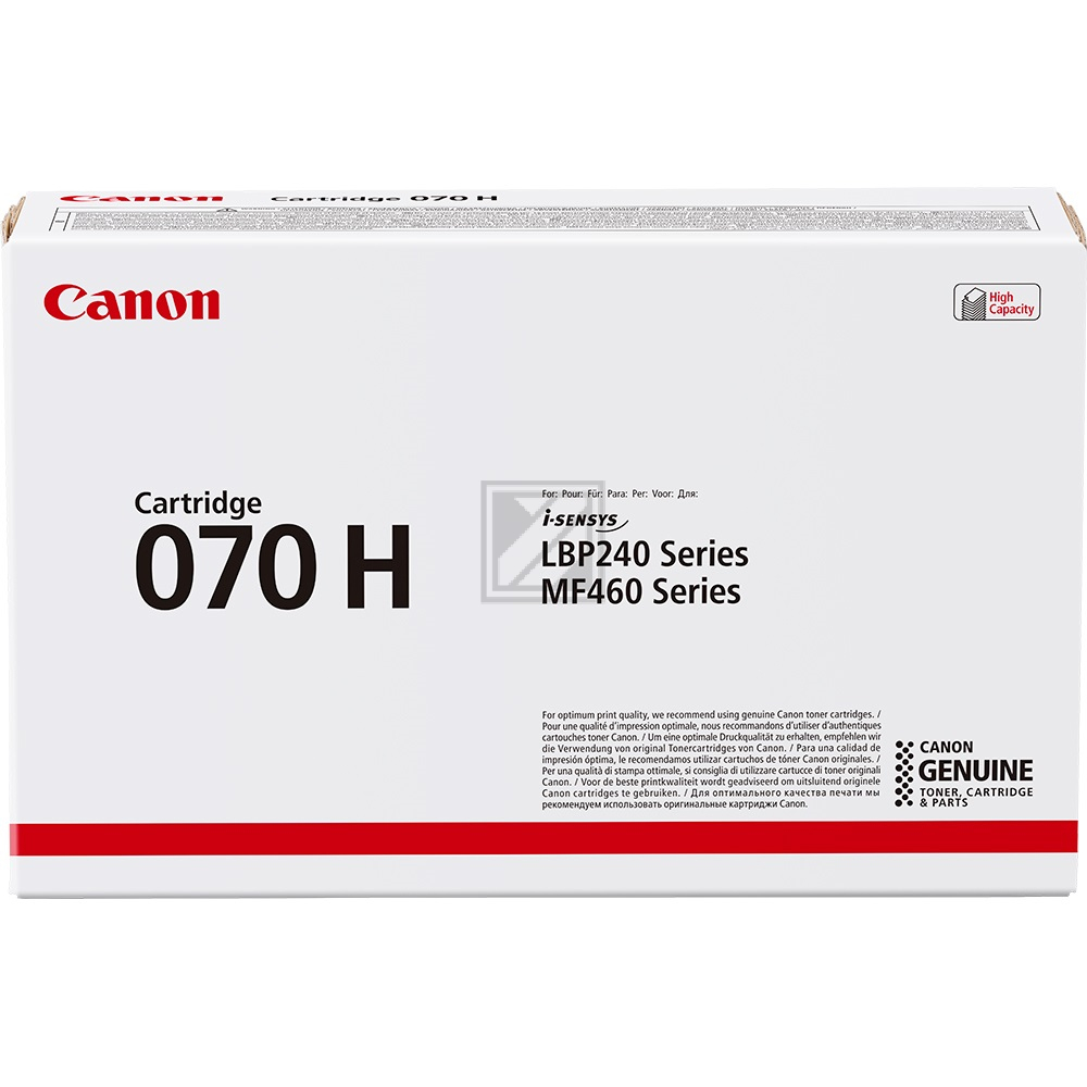 Canon Toner-Kartusche schwarz HC (5640C002, 070H) Canon Toner-Kartusche schwarz HC (5640C002, 070H)