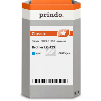 Prindo Tintenpatrone  c (PRIBLC123C) ersetzt LC-123C