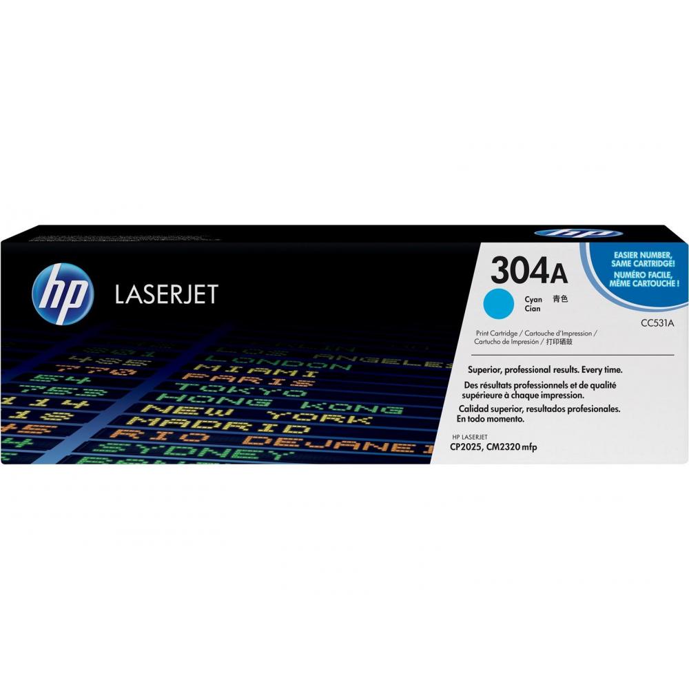 HP Toner-Kartusche cyan (CC531A, 304A) HP Toner-Kartusche cyan (CC531A, 304A)