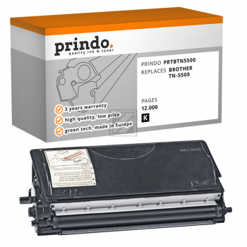 Prindo Toner-Kartusche bk (PRTBTN5500) ersetzt TN-5500